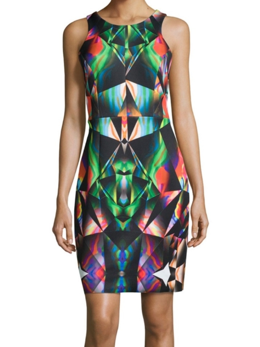 Milly Prism Print Racerback Sheath Dress | Size 4